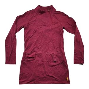 Lole Evolt Tunic Dress Travel UPF50 Athleisure Hiking Raspberry
